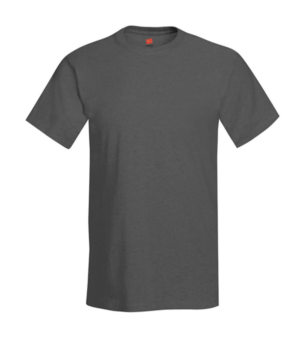 Hanes Men'S Short Sleeve Tee - Charcoal Heather 2x