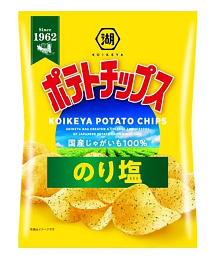 湖池屋 ポテトチップス - のり塩 (60g)