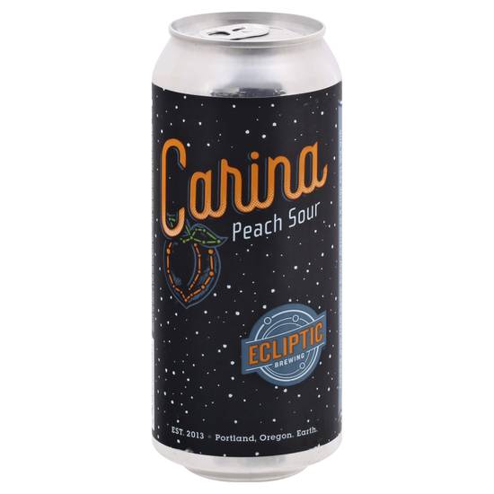 Ecliptic Brewing Carina Domestic Peach Sour Beer (16 fl oz)