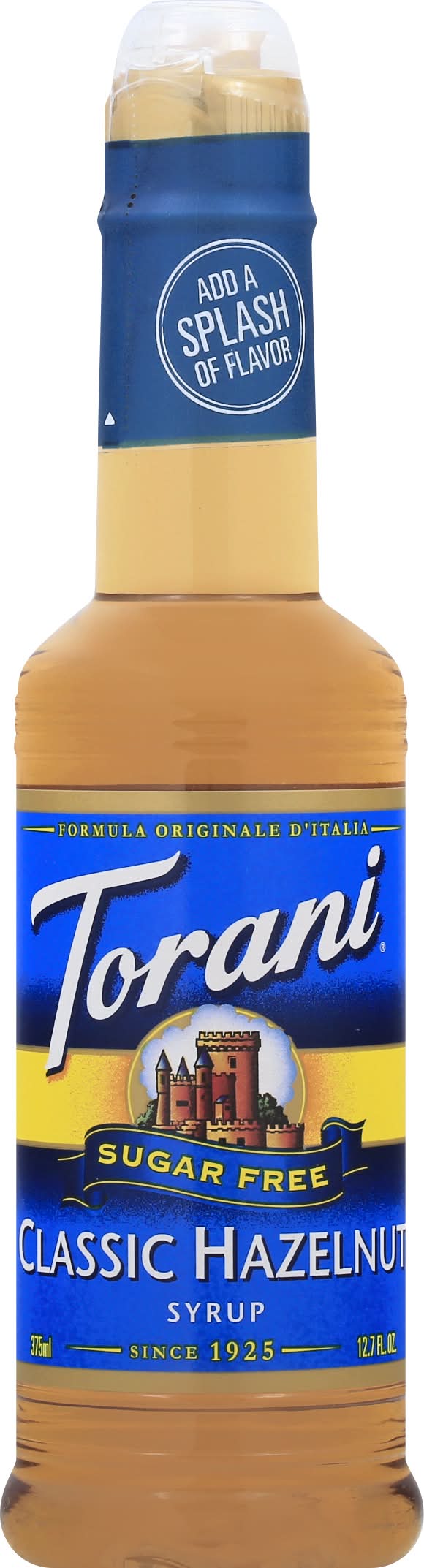 Torani Sugar Free Classic Hazelnut Syrup (12.7 oz)