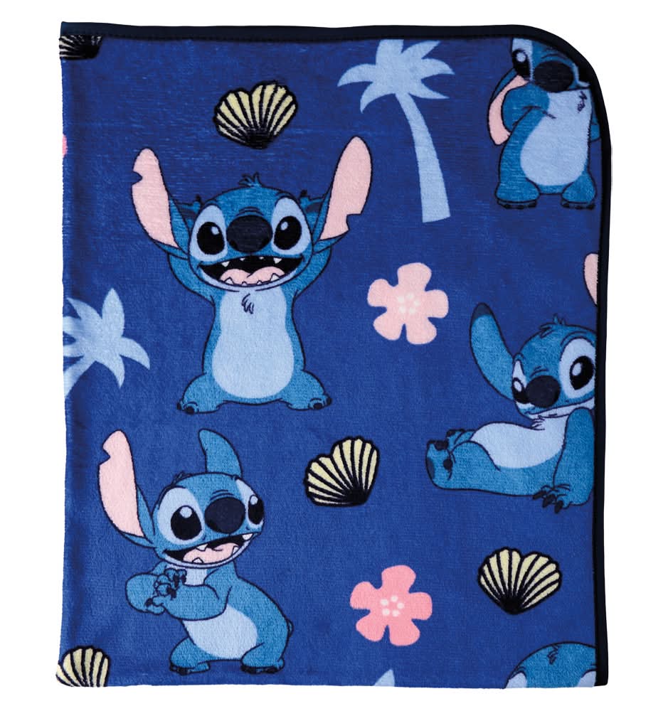 Licensed Stitch Super Soft Travel Blanket, 40x50 in