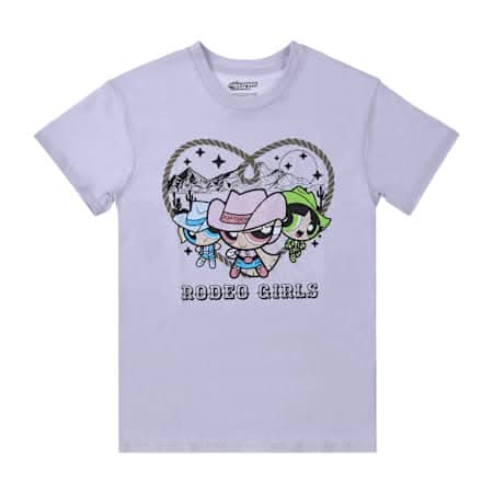 The Powerpuff Girls™ Rodeo Girls Graphic Tee Extra Large Light Purple
