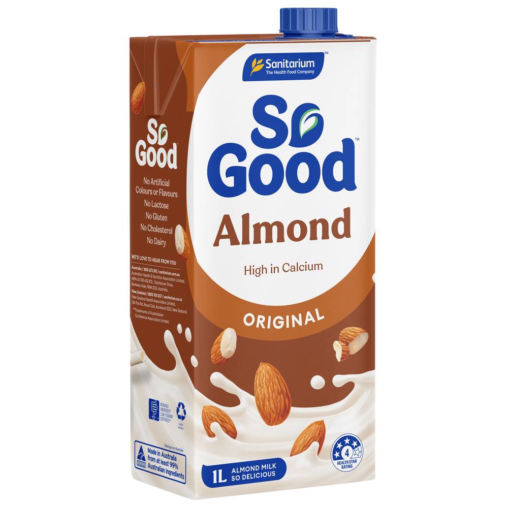 Sanitarium So Good Long Life Original Almond Milk 1L