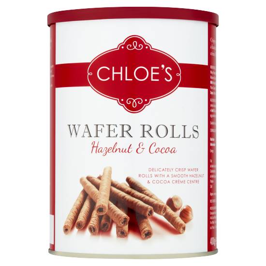 Chloe's Wafer Rolls Hazelnut & Cocoa