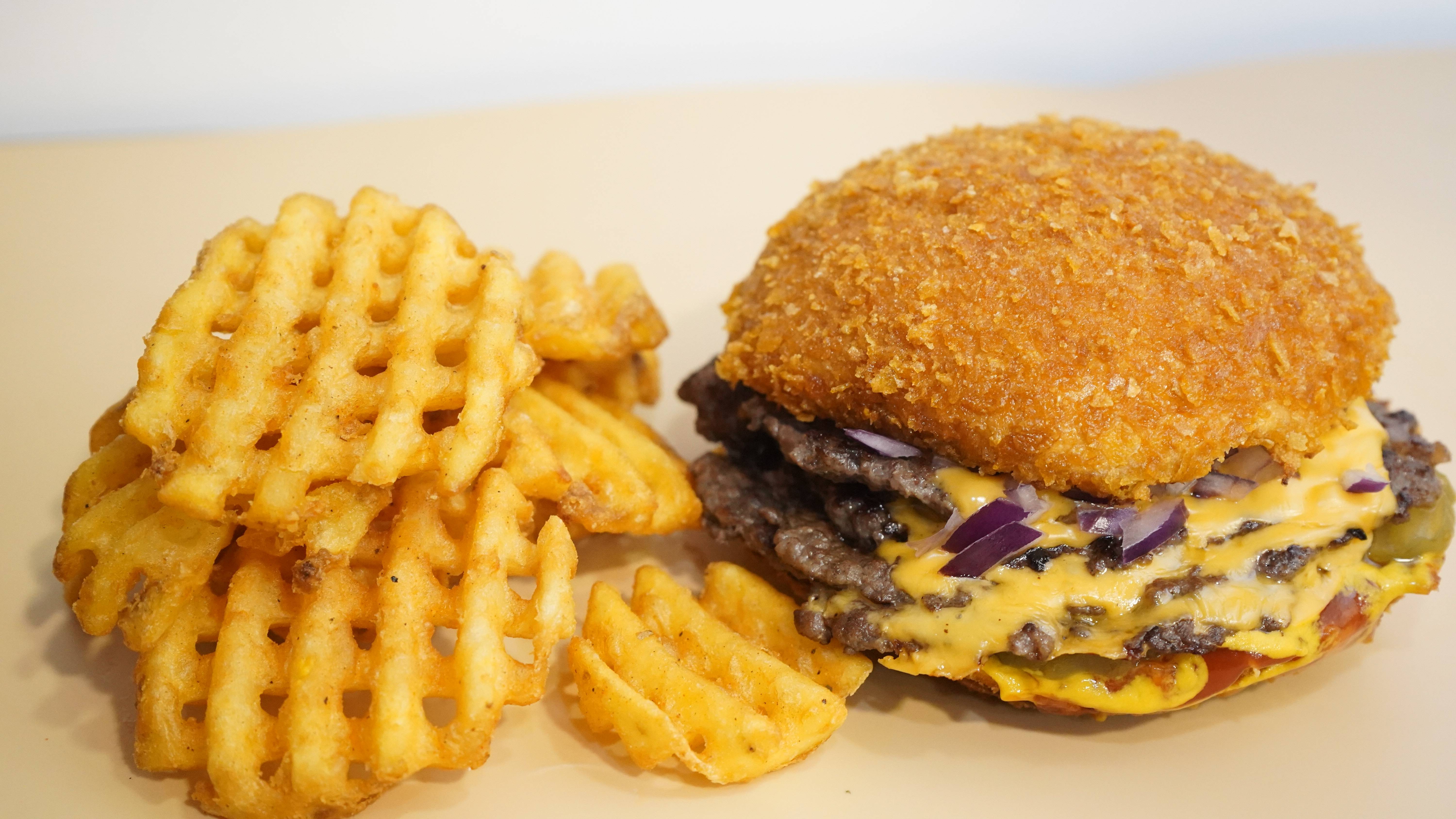 Duo Smash Frie 3 steak Patty 🍔🍔🍟🍟🥤🥤