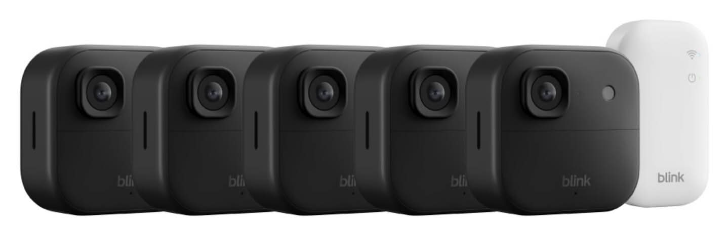 Blink Outdoor 2K+ Black - 5 Pack