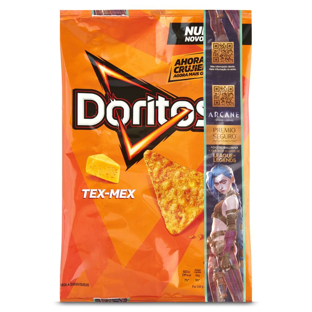 Nachos Sabor A Queso Doritos Bolsa 140 G