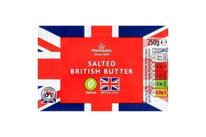 Morrisons Salted British Butter 250g
