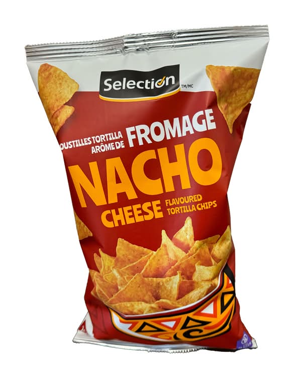 Selection croustilles de tortilla nacho (fromage) - selection gluten free nacho cheese tortilla chip