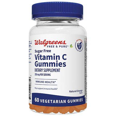 Walgreens Sugar Free Vitamin C Veg Gummies (60 ct)