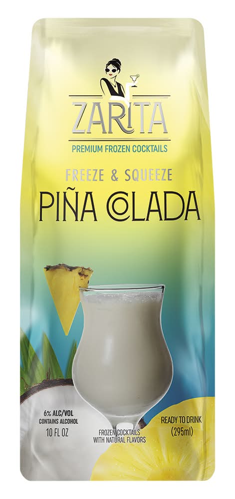 Zarita Freeze & Squeeze Ready To Drink Cocktail, Pina Colada (10 fl oz)