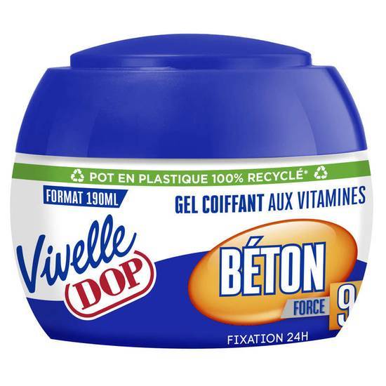 Vivelle Dop Gel aux Vitamines Fixation 24H Béton Force  9 400ml