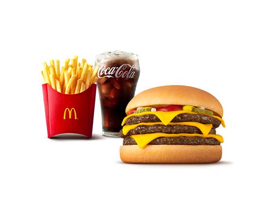 トリチ セット Triple Cheeseburger Set