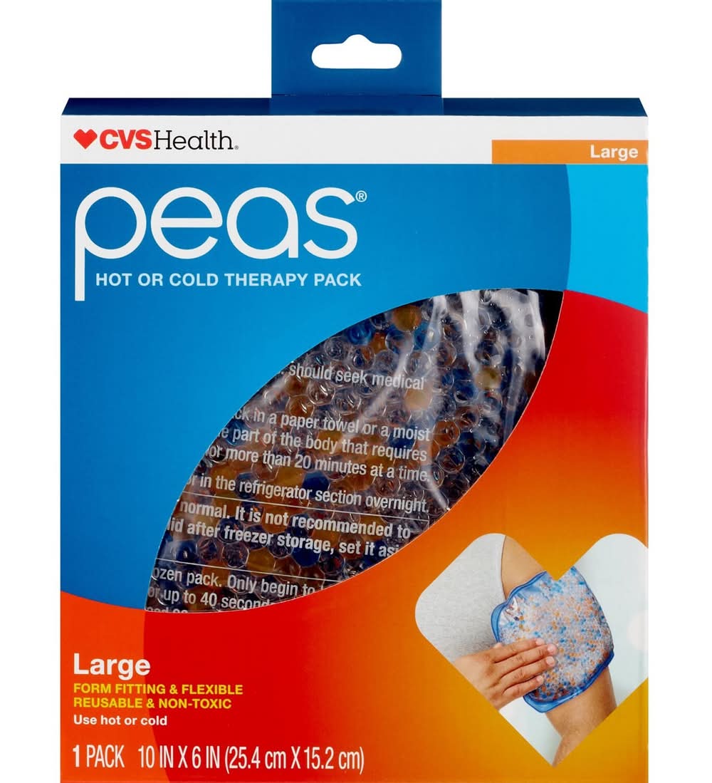 CVS Pharmacy Peas Hot or Cold Therapy pack, 10 in x 6 in