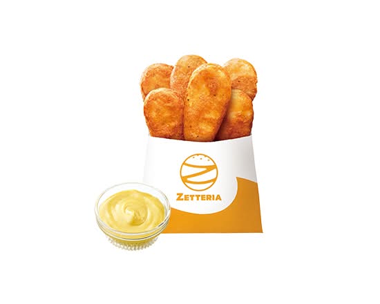 チキンからあげっと（6本入り）マスタードソース Chicken Nuggets Mustard Sauce