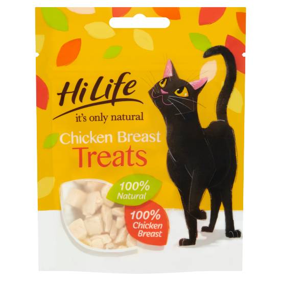 Hilife It's Only Natural Chicken Breast Treats Cat Food
