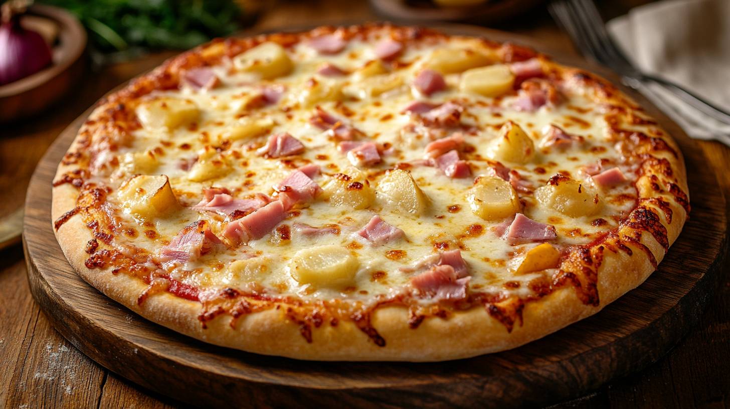 Pizza savoyarde 🍶 🧀  🥩