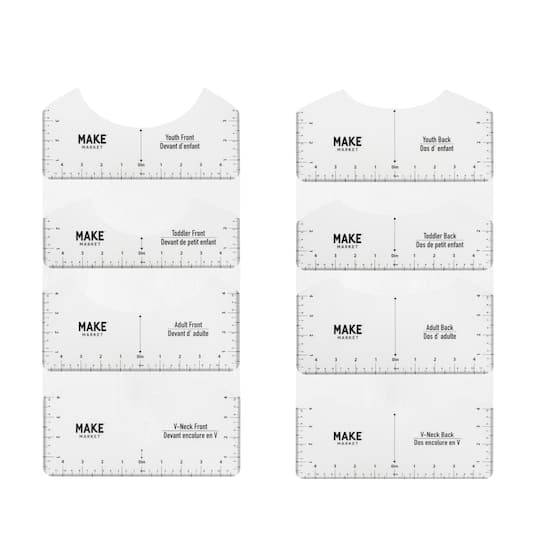 T-Shirt Ruler Guide Set By Make Market