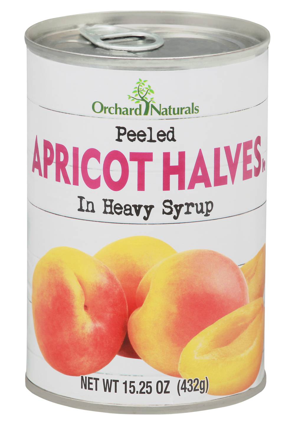Orchard Naturals Peeled Apricot Halves in Heavy Syrup (15.25 oz)