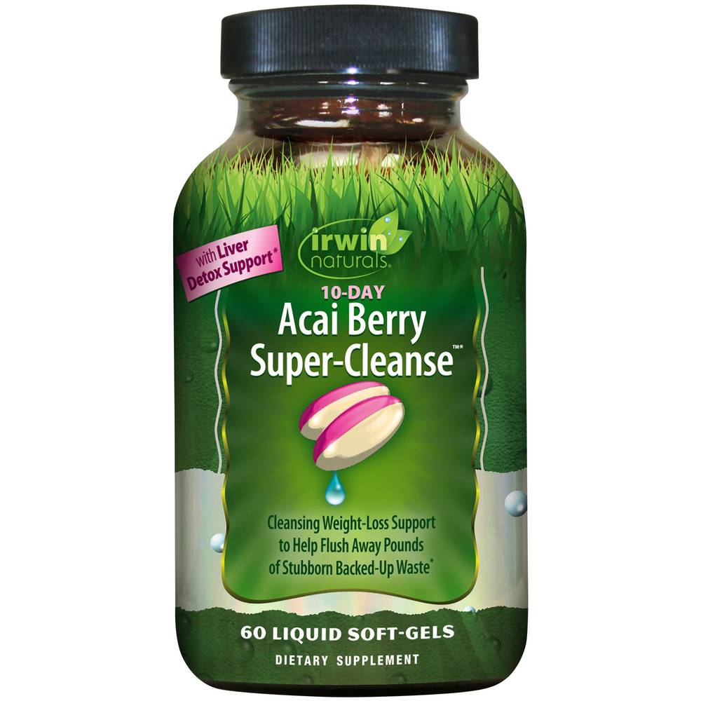 10-Day Acai Berry Super-Cleanse With Liver Detox Support (60 Softgels)