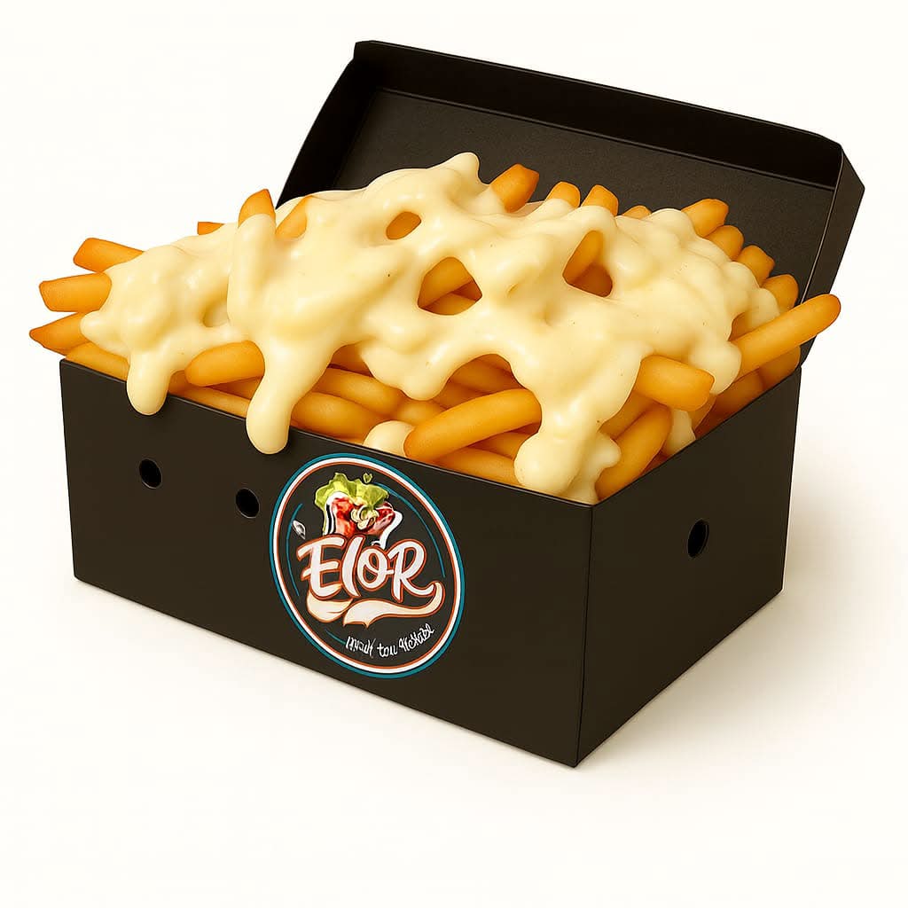 Frites sauce fromagère