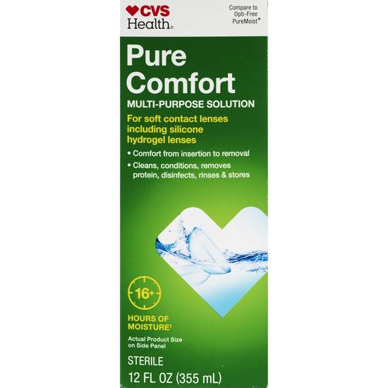 CVS Health, Pure Comfort Multi-Purpose Solution, 12 OZ