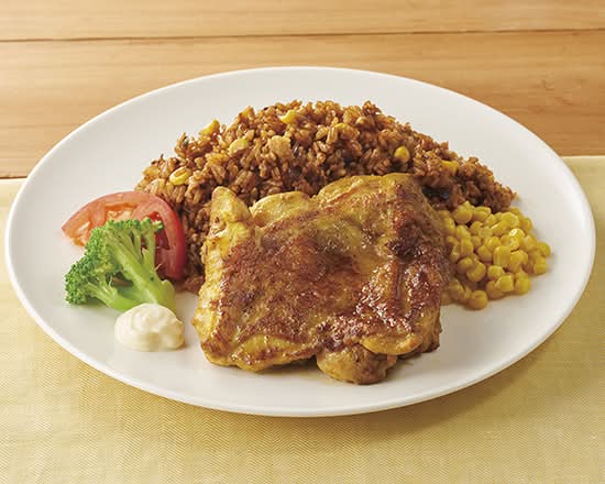 大盛 タンドリーチキン＆メキシカンピラフ