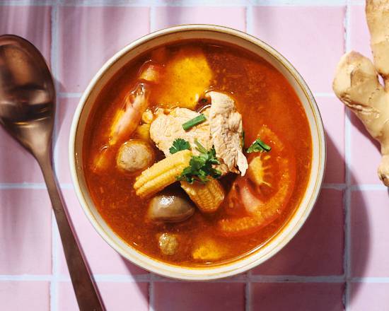 🥦Tom Yam Légumes 🥦 (soupe citronnelle légumes)