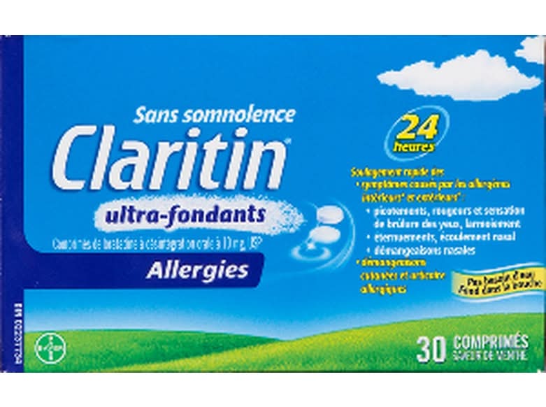Claritin Allergy Rapid Dissolve Tablets, Mint (10 g, 30 ct)