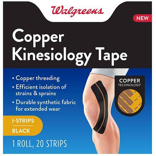Walgreens Copper Kinesiology Tape I-Strips - 20.0 ea