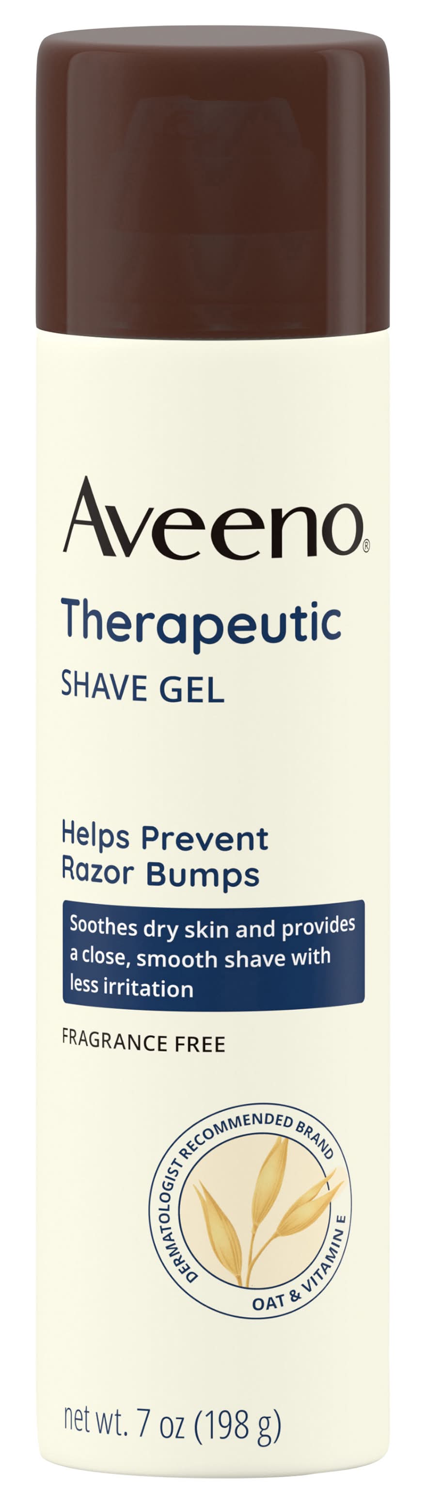 Aveeno Therapeutic Shave Gel With Oat For Sensitive Skin (7 oz)