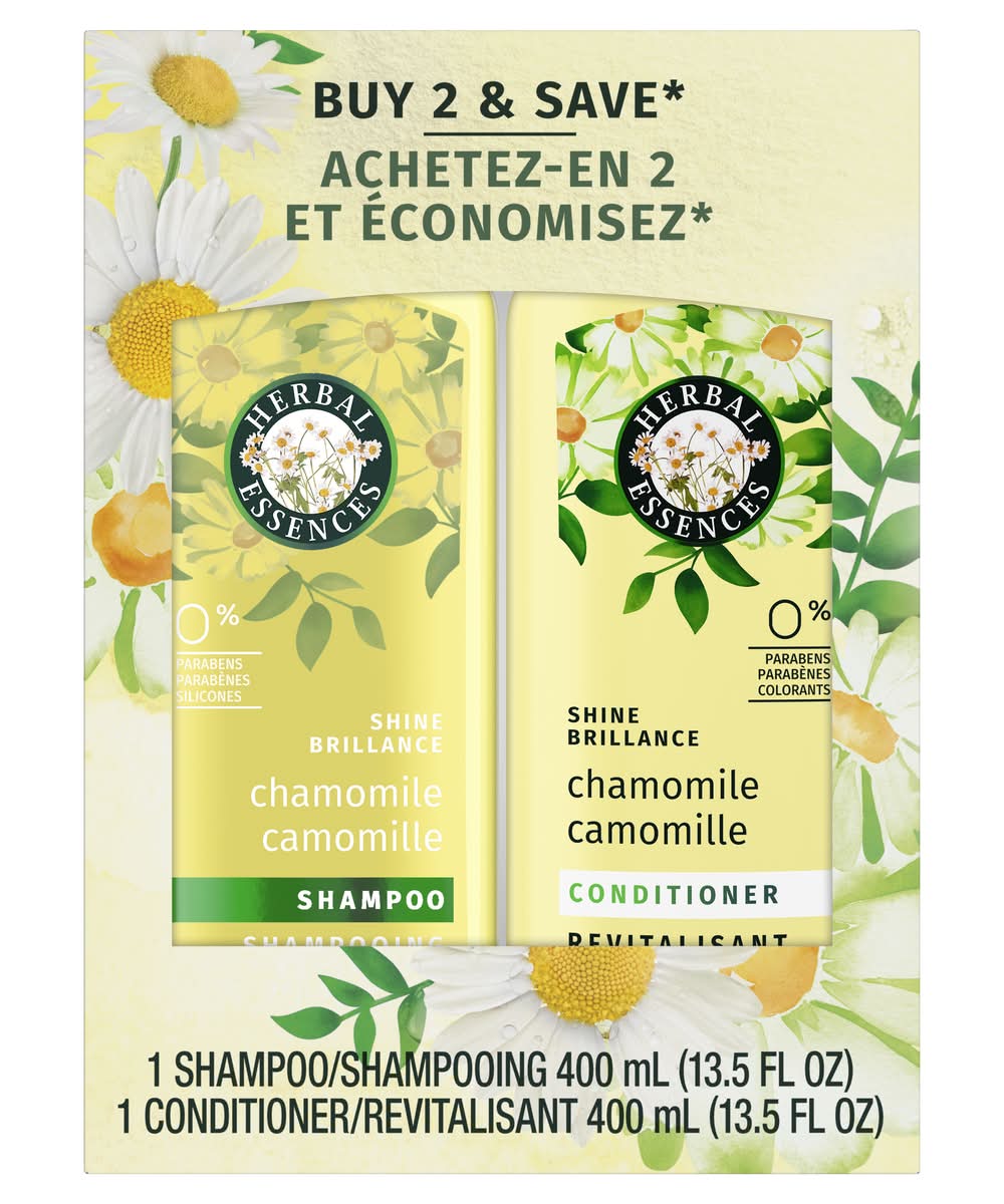 Herbal Essences Shine Collection Chamomile Shampoo and Conditioner Set (27 fl oz, 2 ct)
