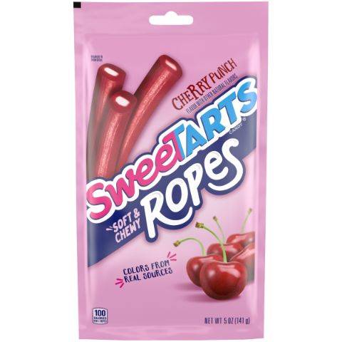 SWEETARTS Cherry Punch Soft & Chewy Ropes Candy 5oz Pack