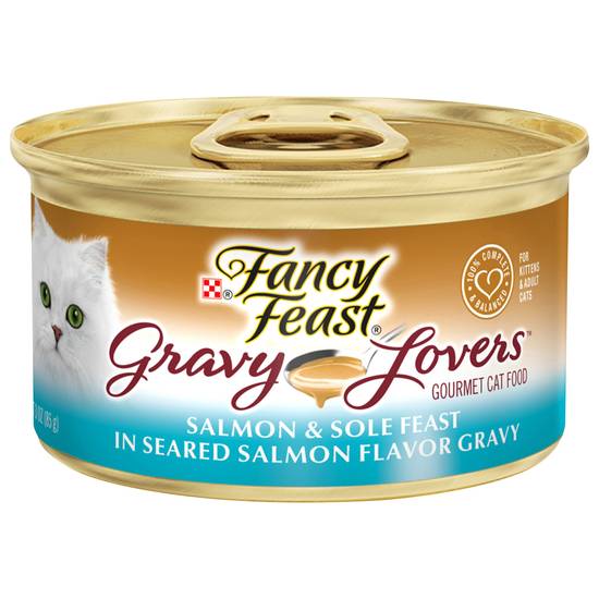 Fancy Feast Gravy Lovers Salmon & Sole Feast in Gravy Cat Food
