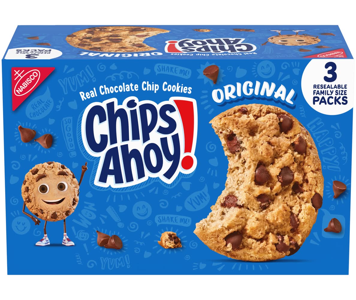 Chips Ahoy! Original Chocolate Chip Cookies (54.6 oz, 3 ct)