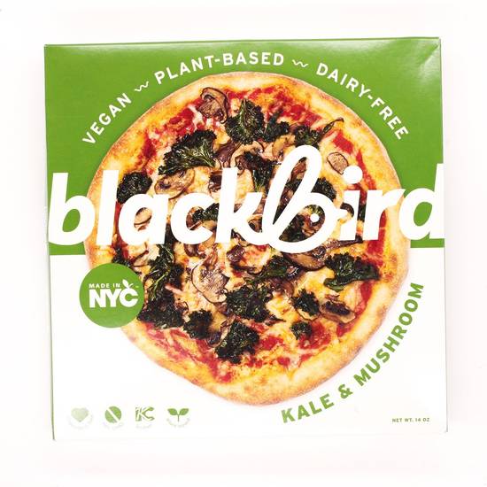 Blackbird Plant Based Kale & Mushroom Pizza