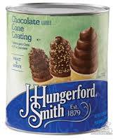 J. Hungerford Smith - Chocolate Cone Coating - #10 Can