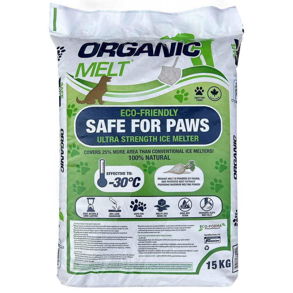 Organic Melt Safe For Paws Ice Melter 15Kg