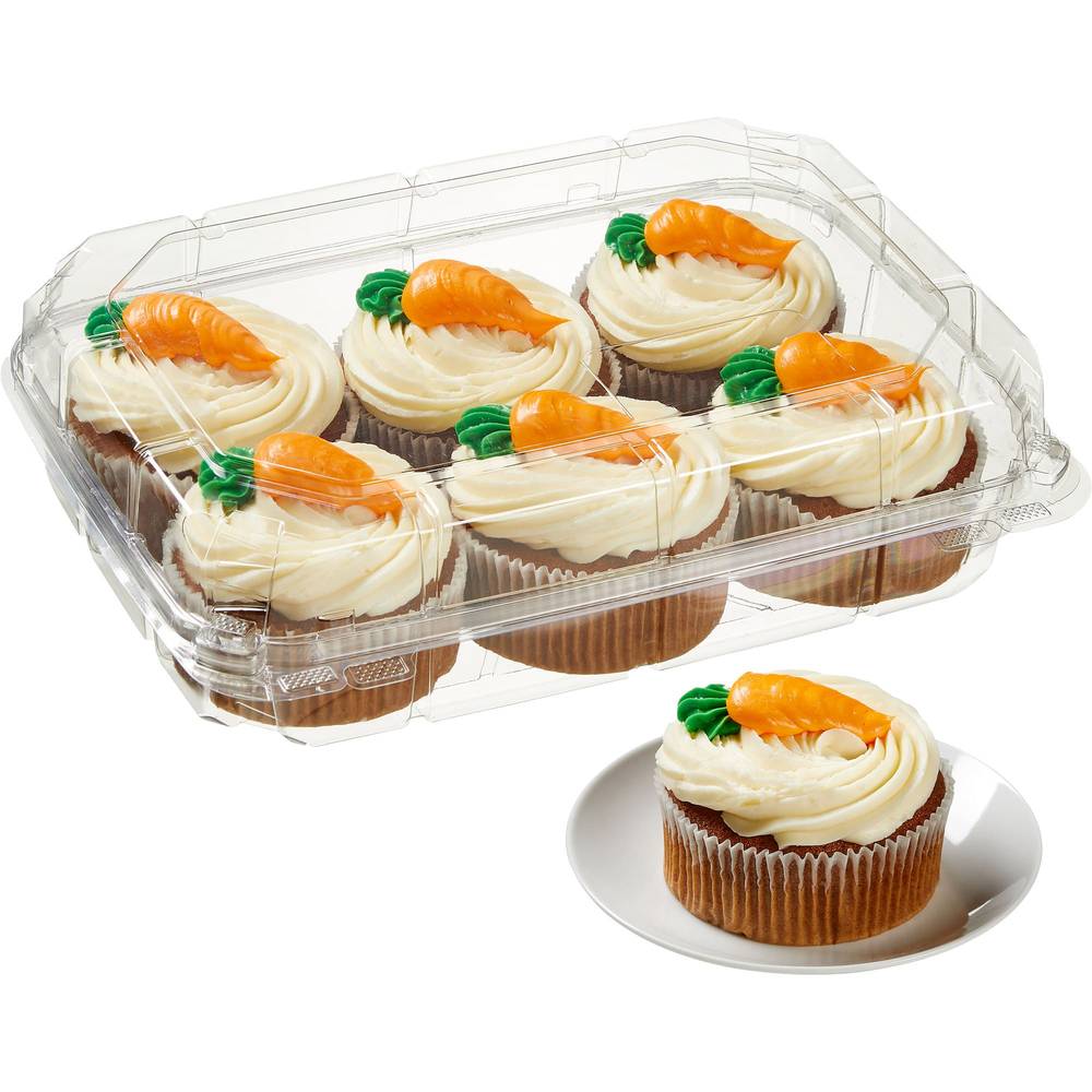 Kirkland Signature Mini Carrot Cakes with Cream Cheese Icing, 6-count