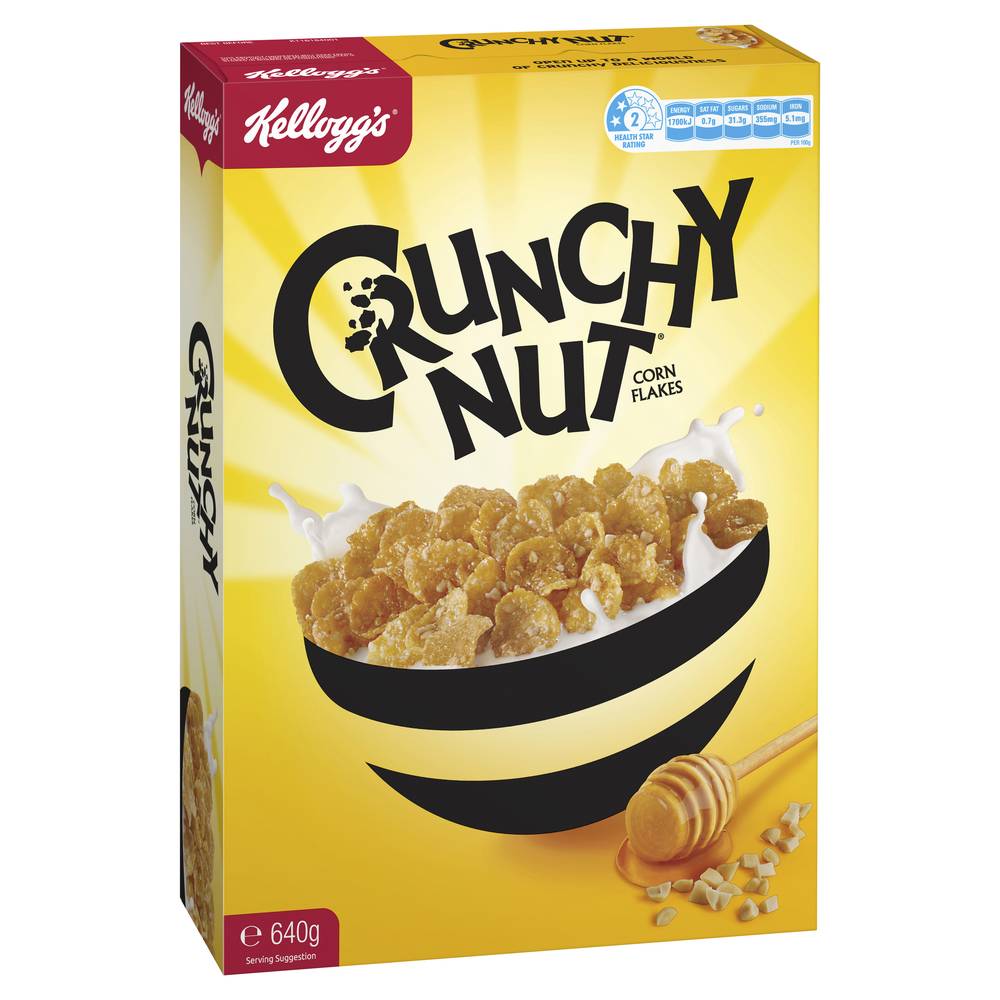 Kellogg's Crunchy Nut Corn Flakes Breakfast Cereal