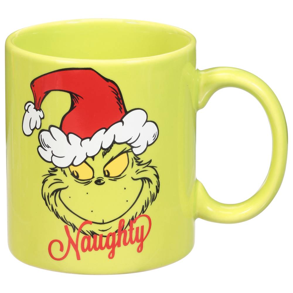 Bioworld Grinch Naughty Nice Mug, Multiple Color