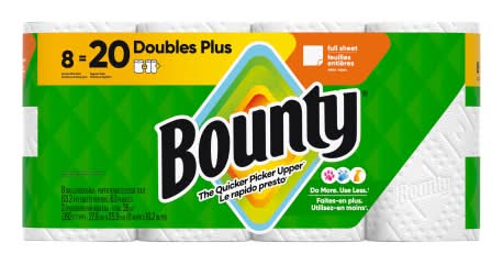 Bounty Paper Towel Rolls, White (8 ct)