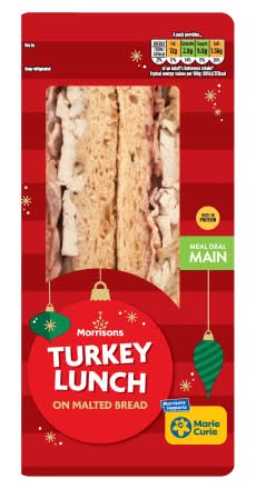 Morrisons Turkey Lunch on Malted Bread
