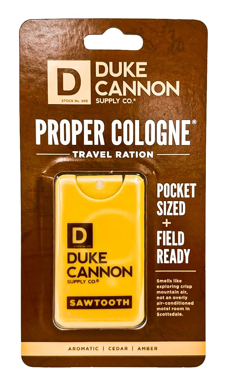 Duke Cannon Men's Pocket Sized Cologne, Sawtooth (0.35 fl oz)