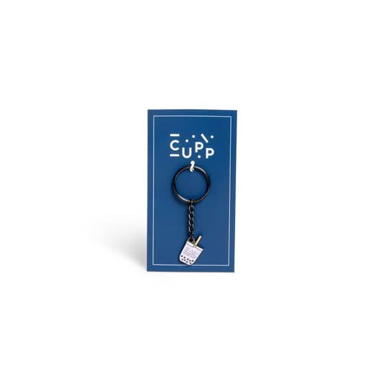 Enamel Keychain - CUPP White