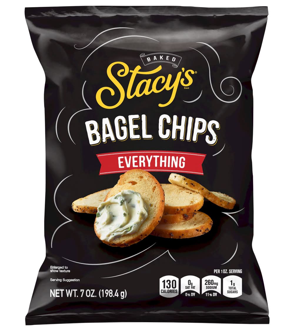 Stacy's Baked Bagel Dough Chips, Everything (7 oz)