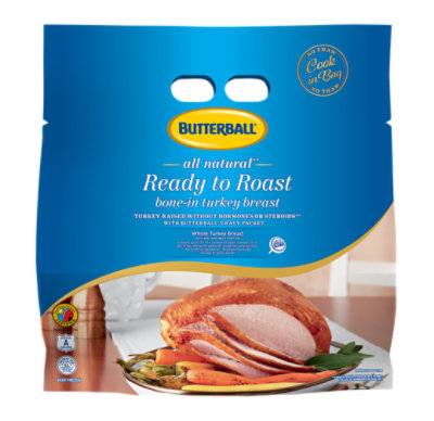 Butterball Turkey Breast Bone In - 8 Lb