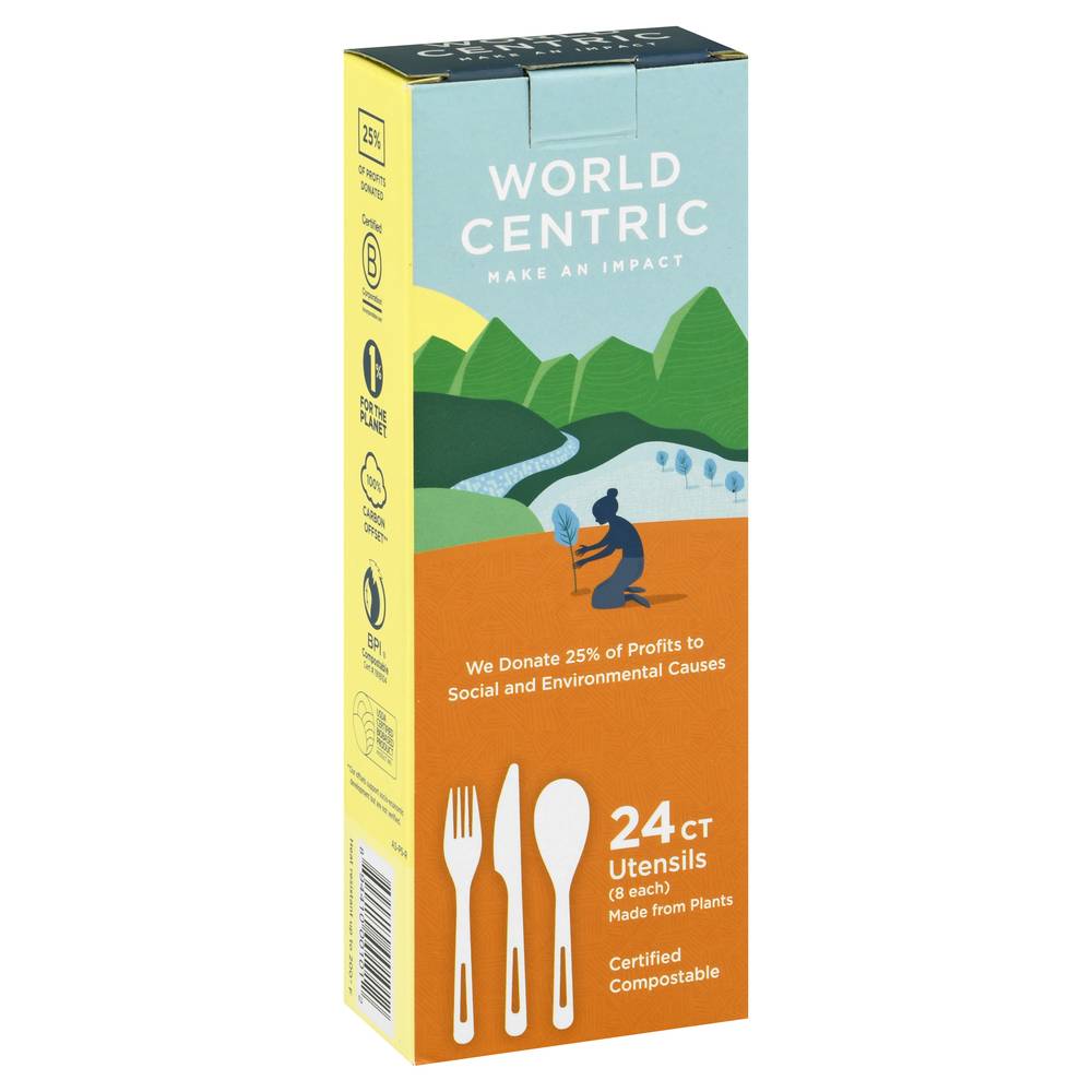 World Centric Cutlery Utensils (24 ct)