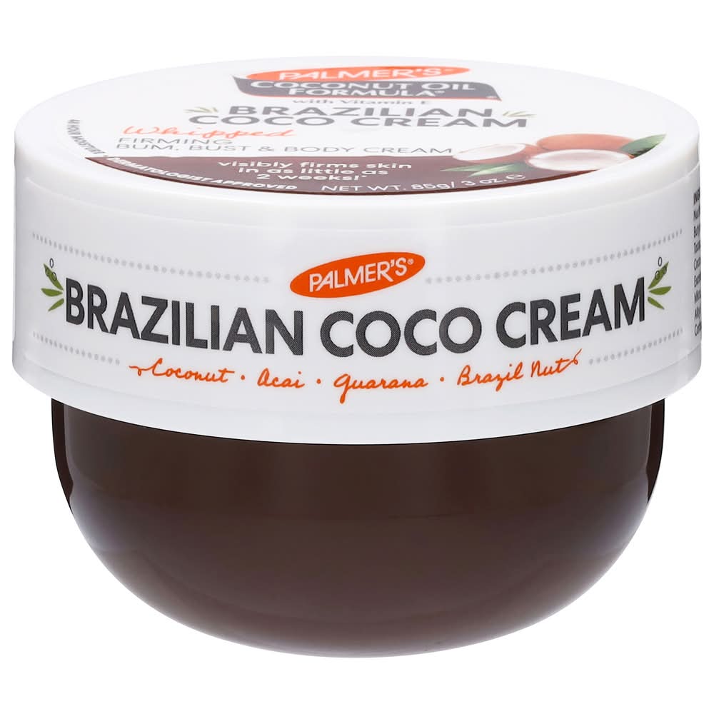 Palmer's Formula Brazilian Coco Whipped Body Cream, Coconut (3.3 oz)
