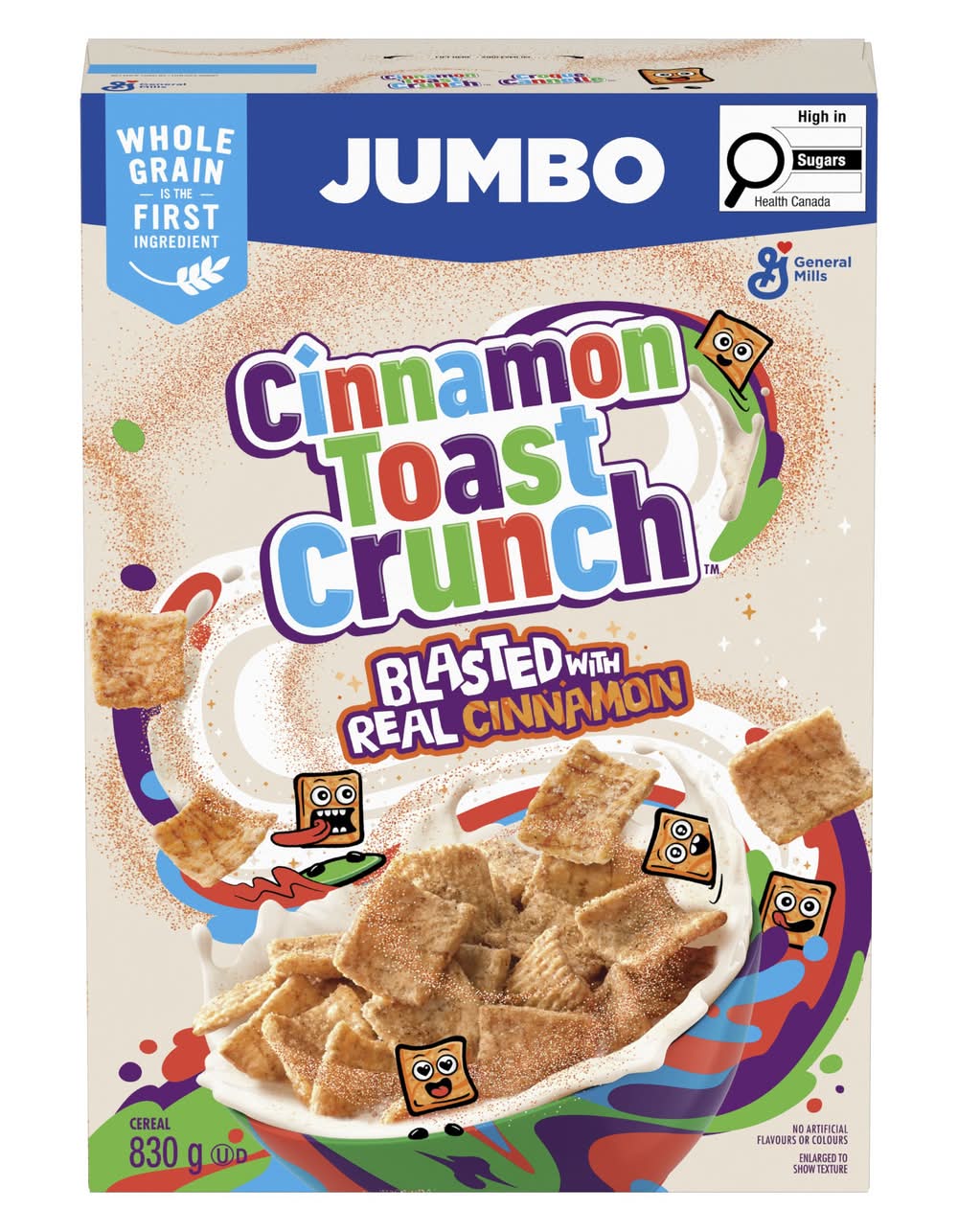 Cinnamon toast crunch céréales cinnamon toast crunch (830g) - cereal (830 g)